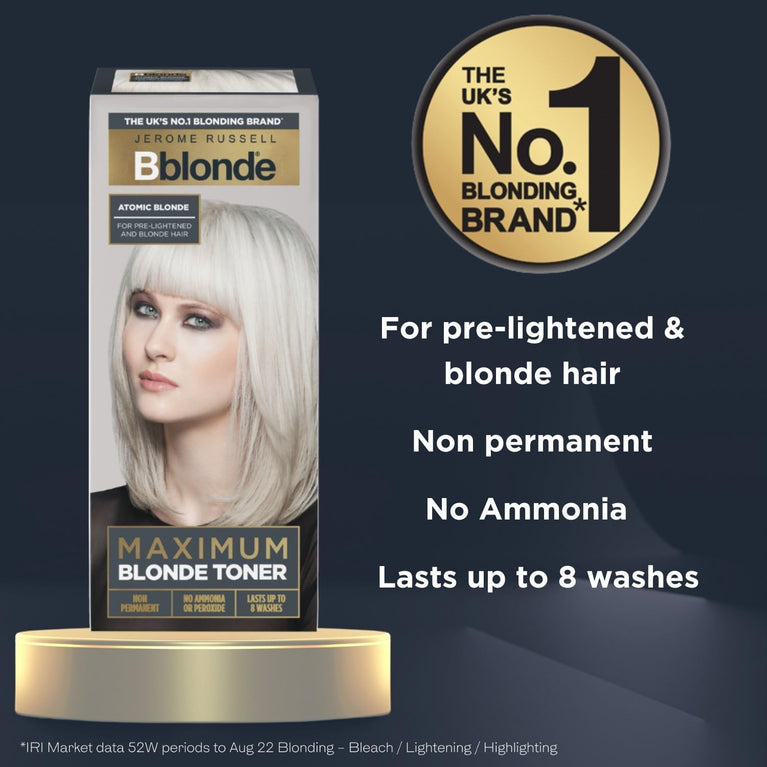 Atomic Blonde Hair Toner by Jerome Russell Bblonde 75ml
