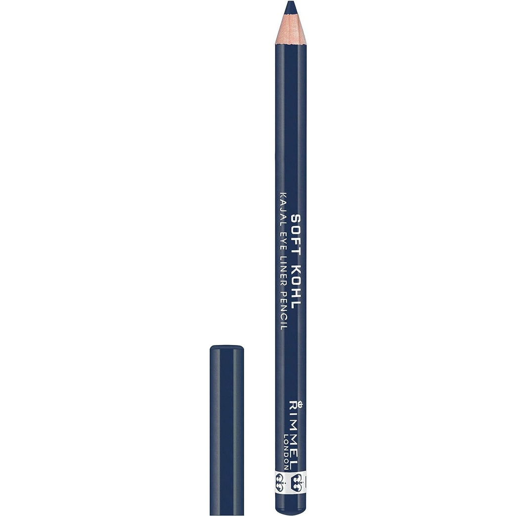Rimmel Professional Denim Blue Kajal Eyeliner Pencil - 1.2 grams, Soft, Long-lasting and Easy to Blend