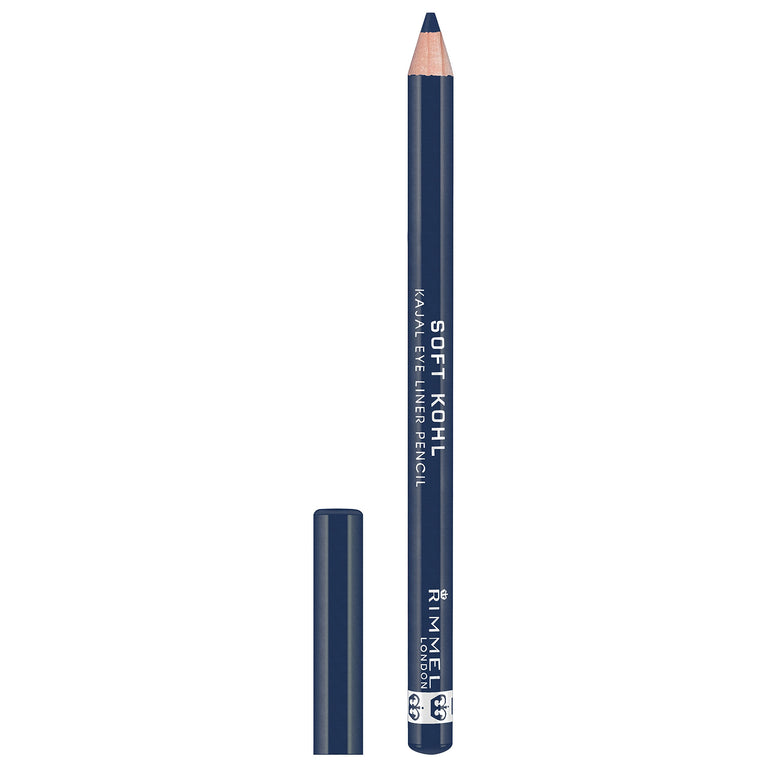 Rimmel Professional Denim Blue Kajal Eyeliner Pencil - 1.2 grams, Soft, Long-lasting and Easy to Blend