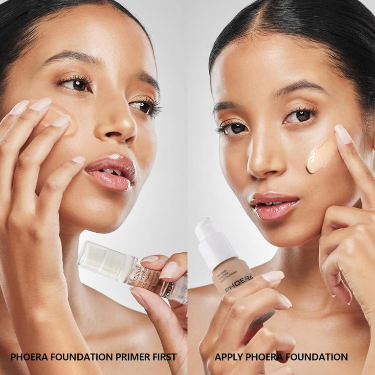 DETVFO PHOERA Protective Pore Primer: UV Shielding Makeup Base with Long-Lasting Matte Finish