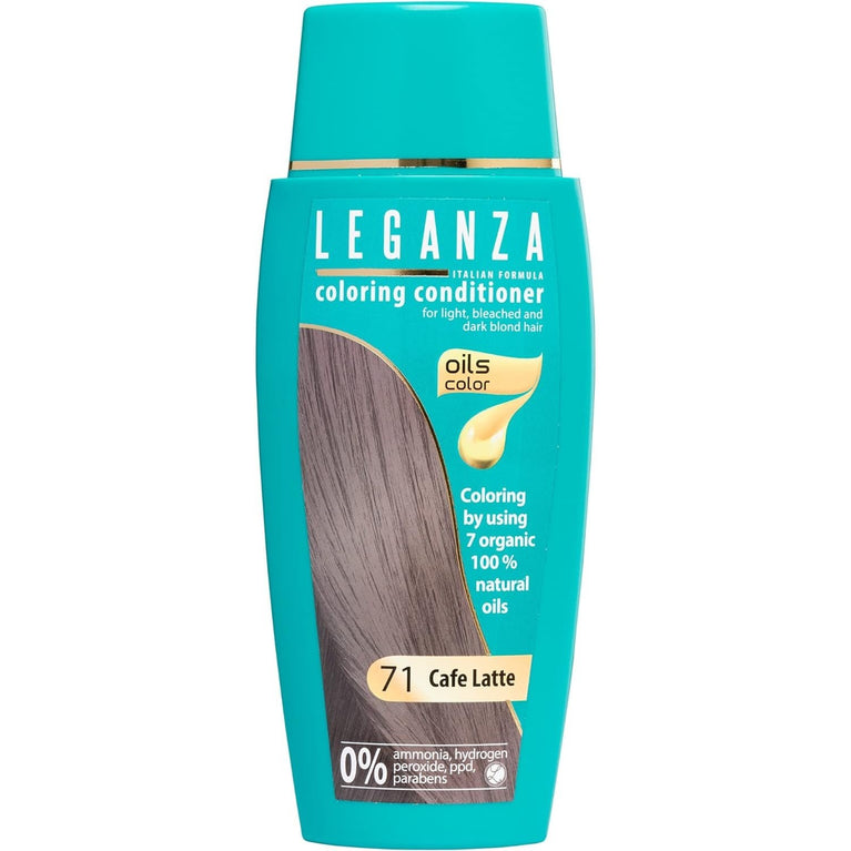 Color Café Latte Nº 71 - Natural Hair Coloring Balm with 7 Nourishing Oils | Ammonia and Paraben-Free 150 ml