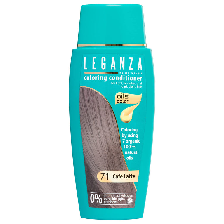 Color Café Latte Nº 71 - Natural Hair Coloring Balm with 7 Nourishing Oils | Ammonia and Paraben-Free 150 ml