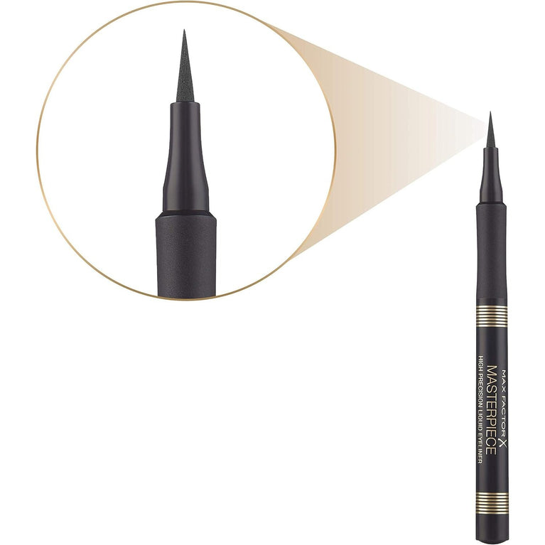 Max Factor Precision Liquid Eyeliner, Long Lasting, 1 ml, Charcoal Shade