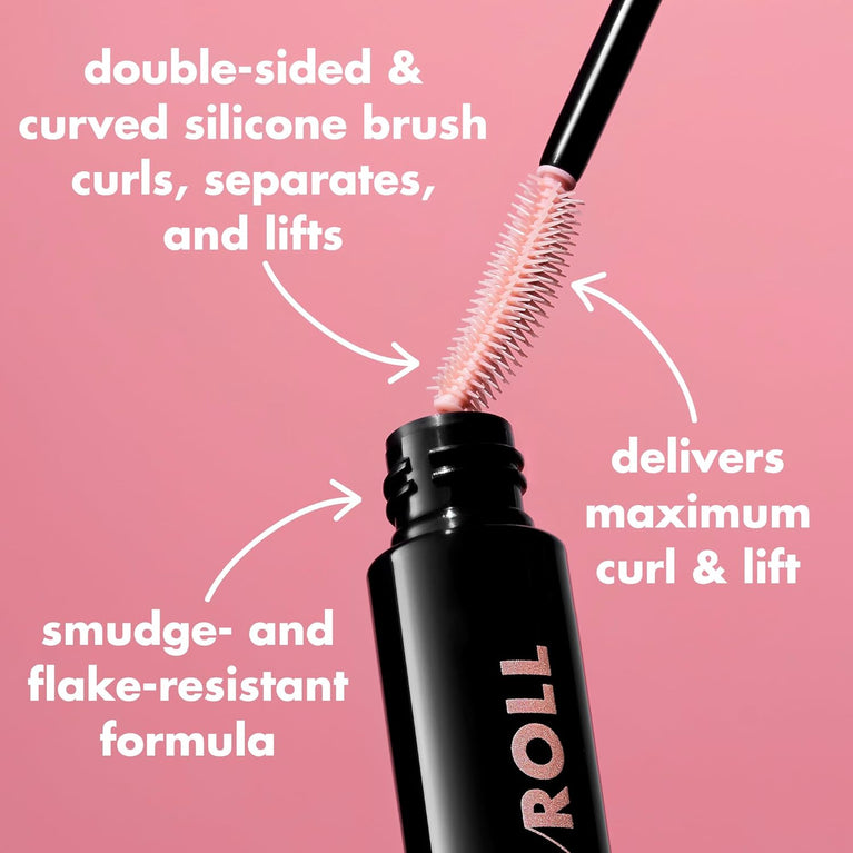 e.l.f. Ultimate Curling Mascara for High-Impact Lifted Lashes, Smudge-Resistant, Vegan & Cruelty-Free, Black