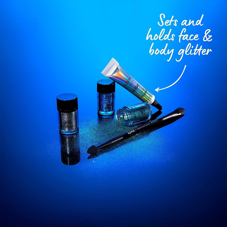 NYX Professional Long-Lasting Glitter Primer - Multipurpose Glitter Adhesive for Eye Shadow and Pigment