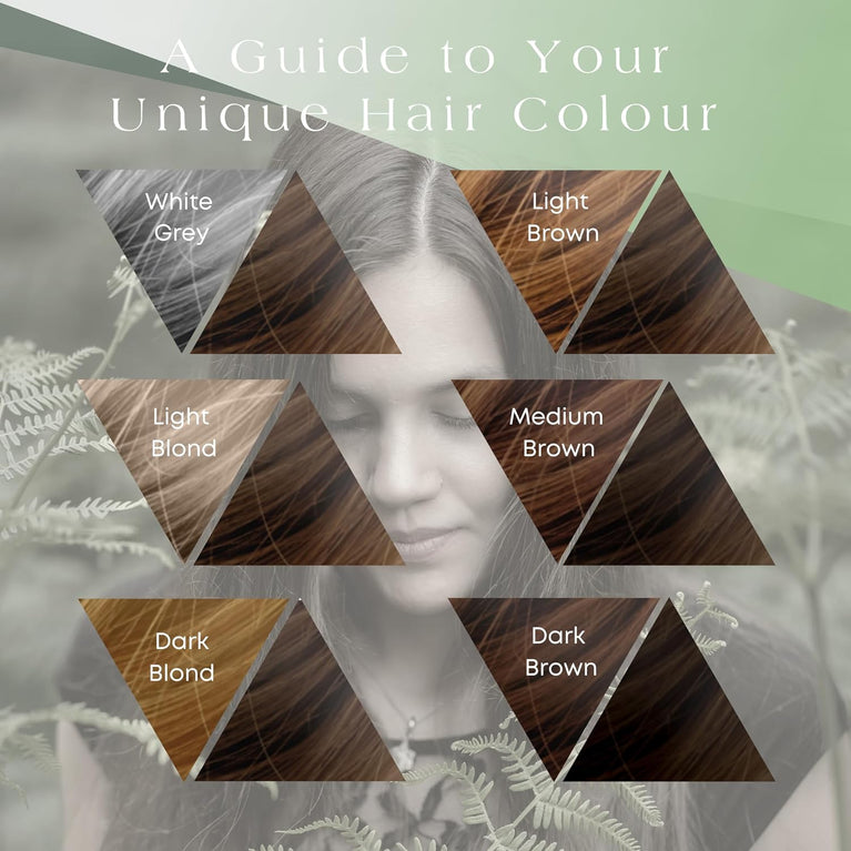 Pure Organic Henna Hair Dye in Dark Brown for Volumising, Strengthening, & Revitalising