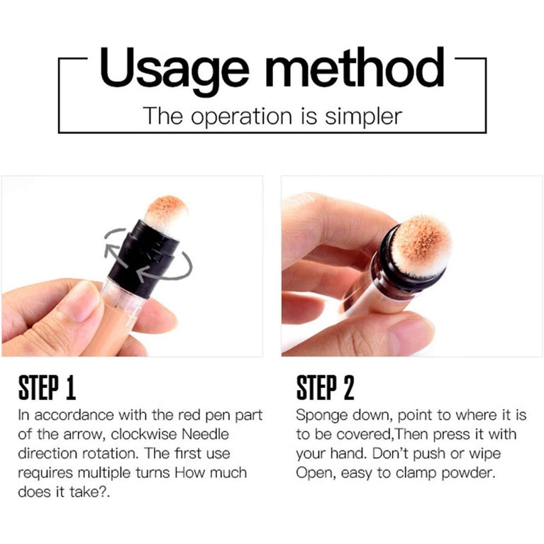 ONLYOILY 3-in-1 Concealer, Contour, and Highlighter Stick: Flawless Complexion and Radiant Glow Makeup Stick