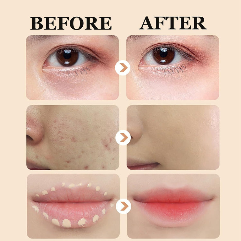 3-in-1 Color Correcting Concealer Palette for Radiant & Flawless Complexion