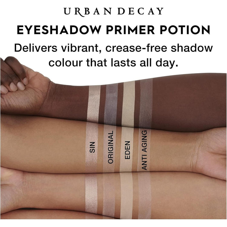 Urban Decay Anti-Aging Eyeshadow Primer Potion, Vegan and Smooth, Eyelid Imperfection Corrector, Makeup Prep, 10ml