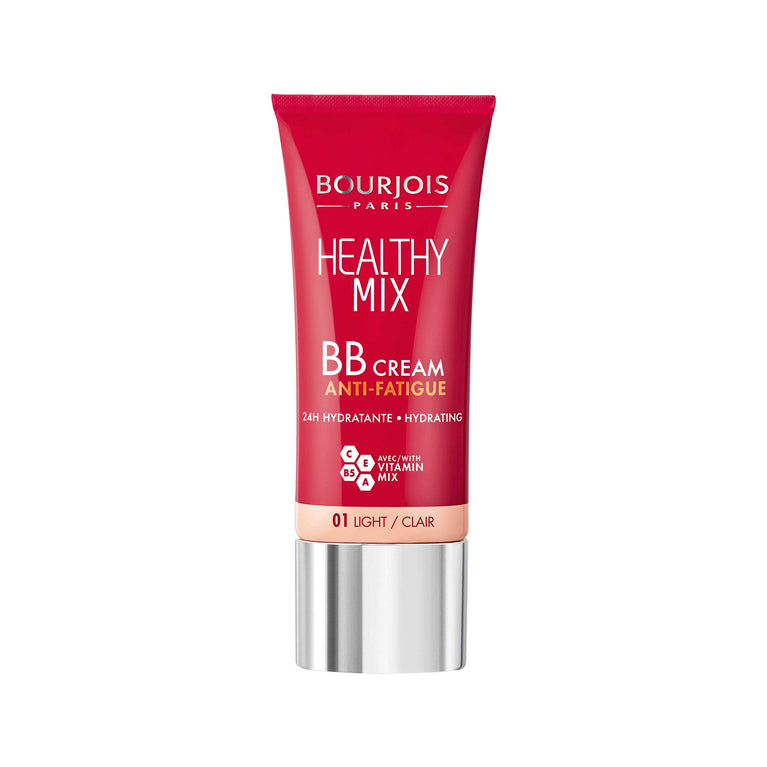 Bourjois 24-Hour Hydrating BB Cream in 01 Light, 30ml: For Flawless & Radiant Complexion