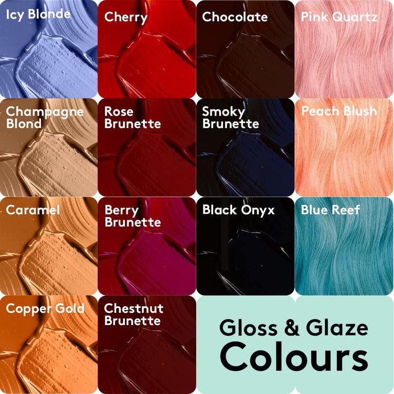 Cherry Semi-Permanent Hair Gloss - Nourishing Color Treatment with Shea Butter and Perilla Oil (100ml)