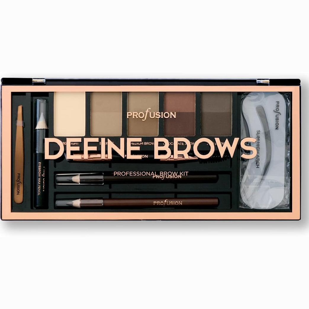 Profusion Cosmetics Ultimate Eyebrow Defining and Styling Professional Kit