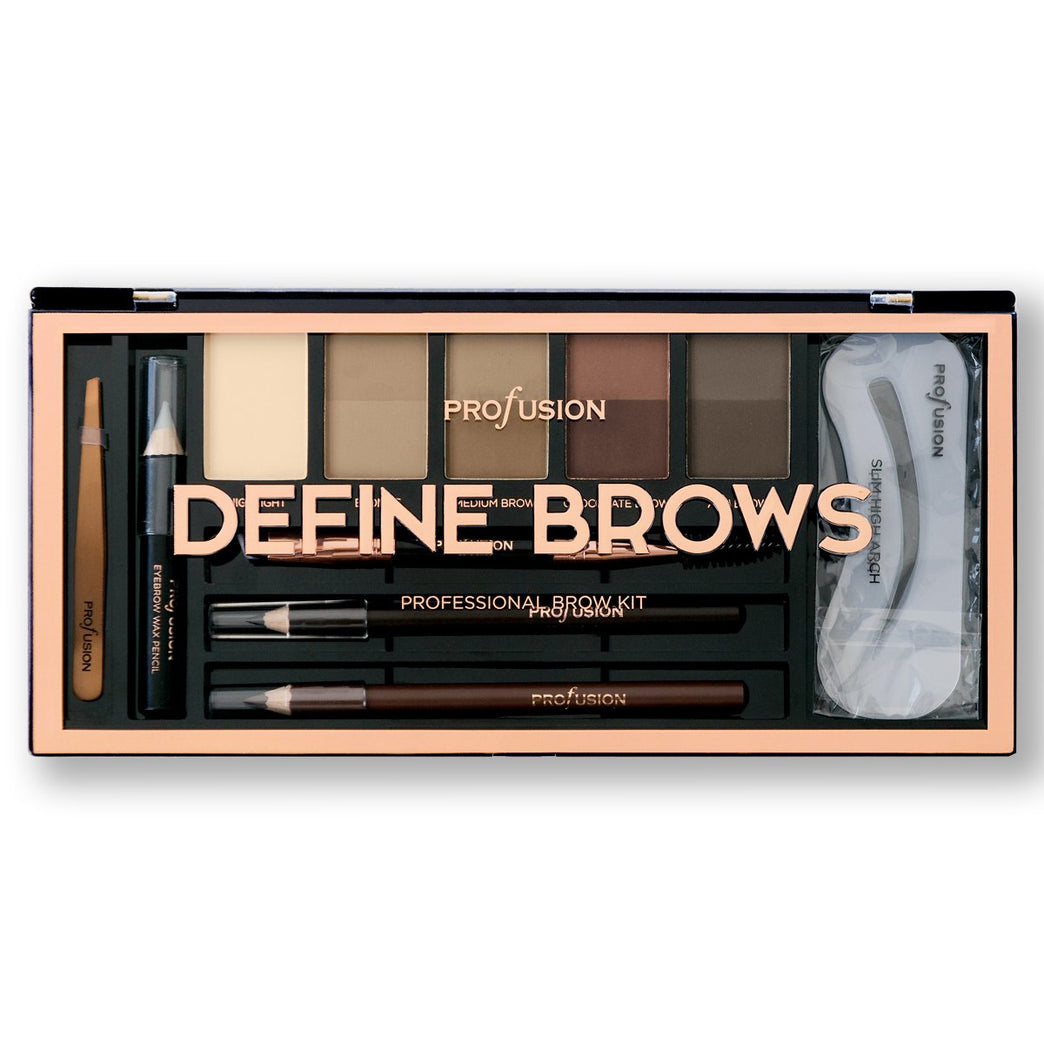 Profusion Cosmetics Ultimate Eyebrow Defining and Styling Professional Kit