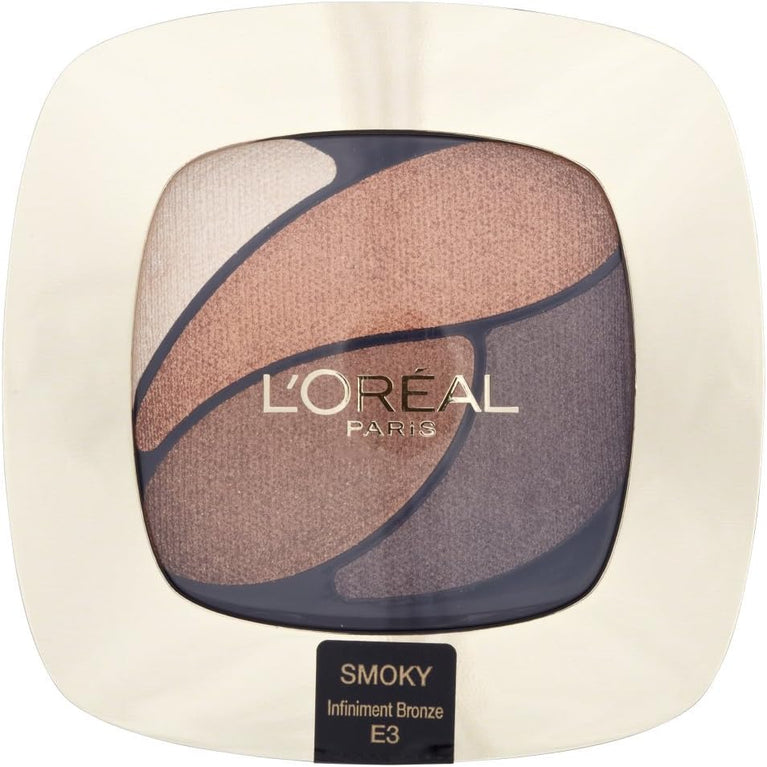 L'Oreal Paris Infiniment Bronze Quad Eyeshadow Palette E3 with Precision Applicator