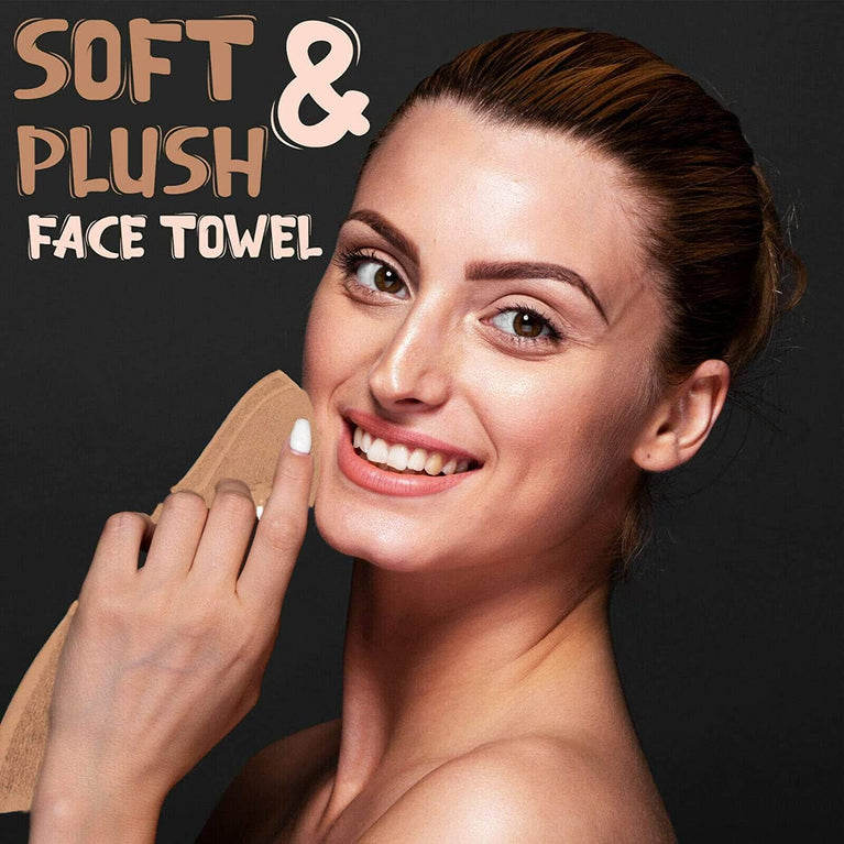 Luxurious Coffee-colored Towelogy® 600GSM Cotton Washcloths Set of 2
