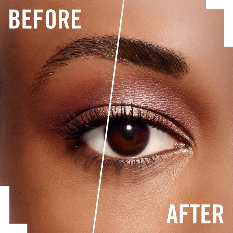 Rimmel London Dark Brown Eyebrow Pencil with Brush Applicator, 1.4g - For Perfectly Defined and Groomed Brows
