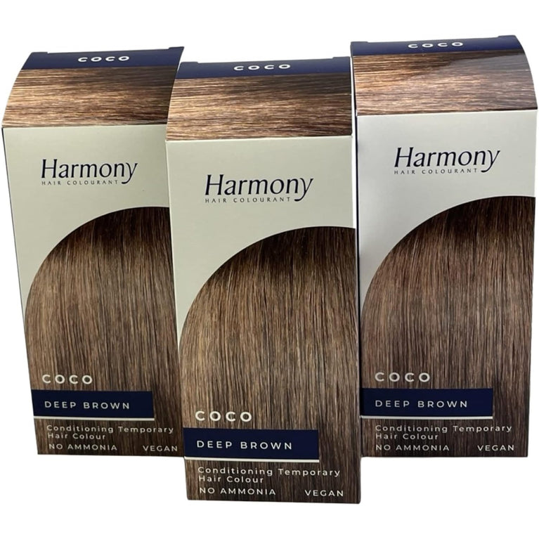 Harmony Conditioning Temporary Hair Colour Coco 100ml (Pack of 3)