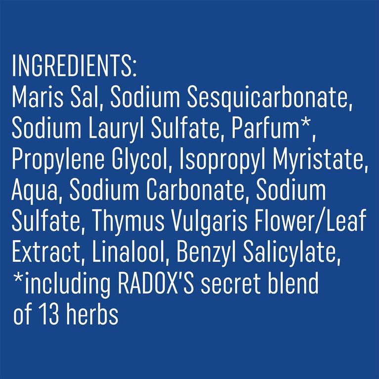 Radox Thyme Scented Muscle Soak Herbal Bath Salt Multi Pack 3 x 400g