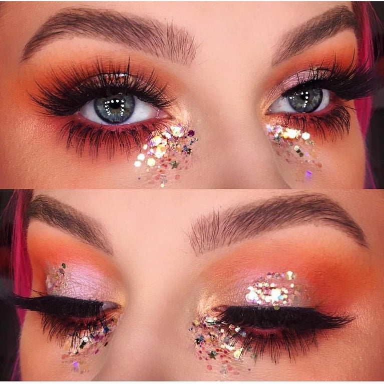 Festival-Ready Holographic Unicorn Glitter Set: Ultra-Thin Sequins for Nails, Face, and Body in 8 Vibrant Shades