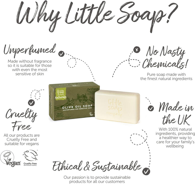 Natural Olive Oil Soap Bar for Sensitive Skin