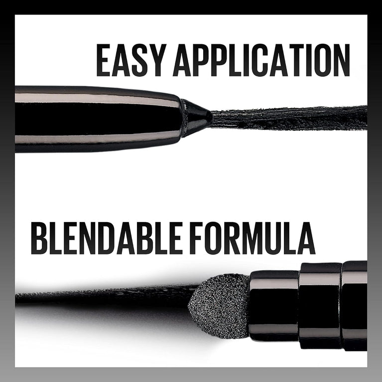 Maybelline Smokey Eye Blend-able Gel Tattoo Liner Pencil in Smokey Black, Waterproof and Long Lasting