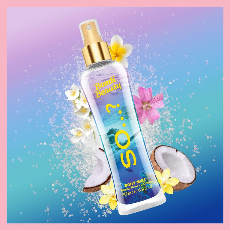 Bondi Beauty Body Mist - Fruity and Gourmand Fragrance Spray