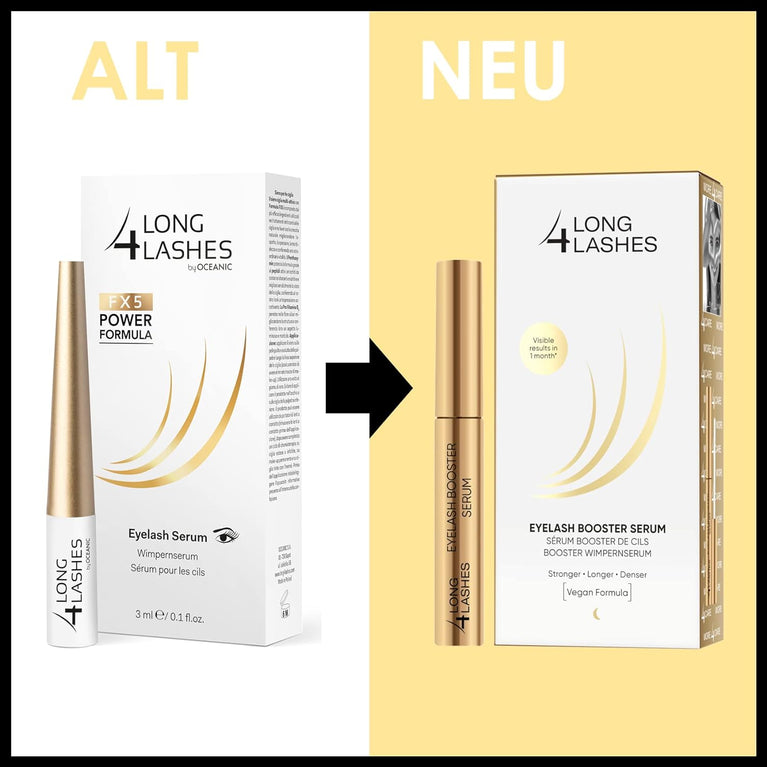 Oceanic Long4Lashes FX5 Power Formula Eyelash Serum with Penthiasymin Complex, 3 ml