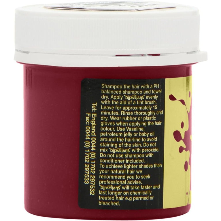 DIRECTIONS Pillarbox Red Semi-Permanent Hair Colour - 88ml Tub
