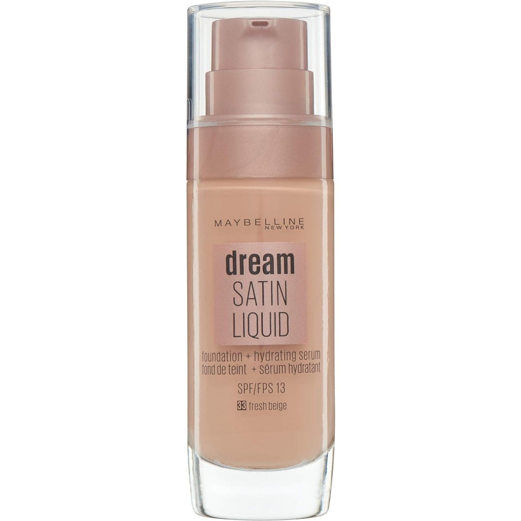 Maybelline Hydrating Radiant Skin Foundation with Hyaluronic Acid and Collagen - Shade 33 Fresh Beige