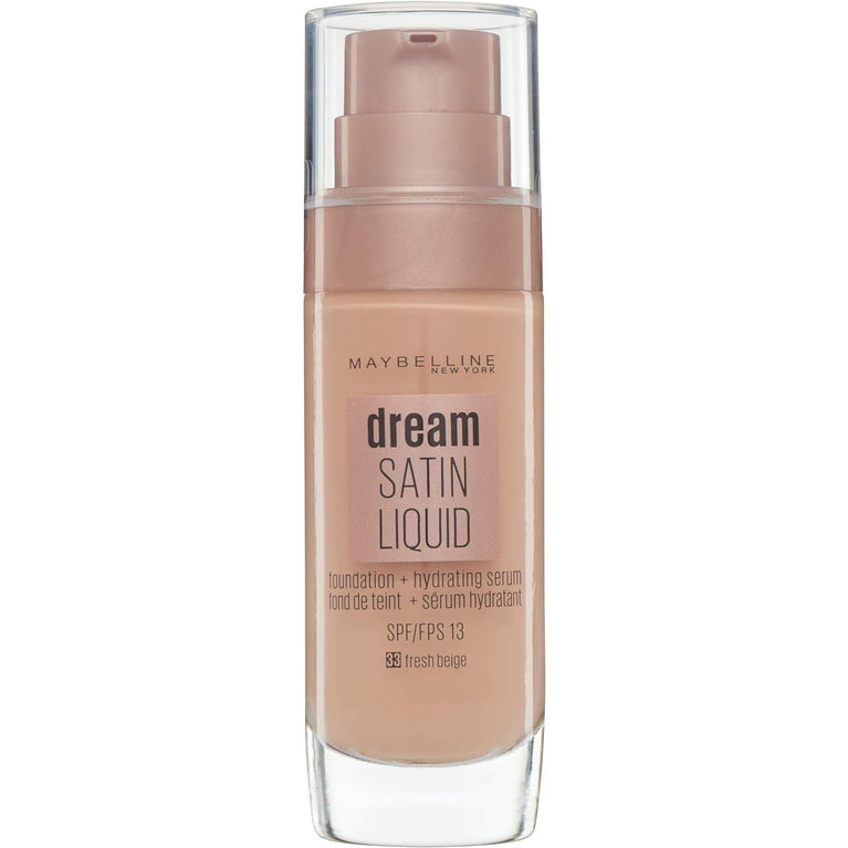 Maybelline Hydrating Radiant Skin Foundation with Hyaluronic Acid and Collagen - Shade 33 Fresh Beige