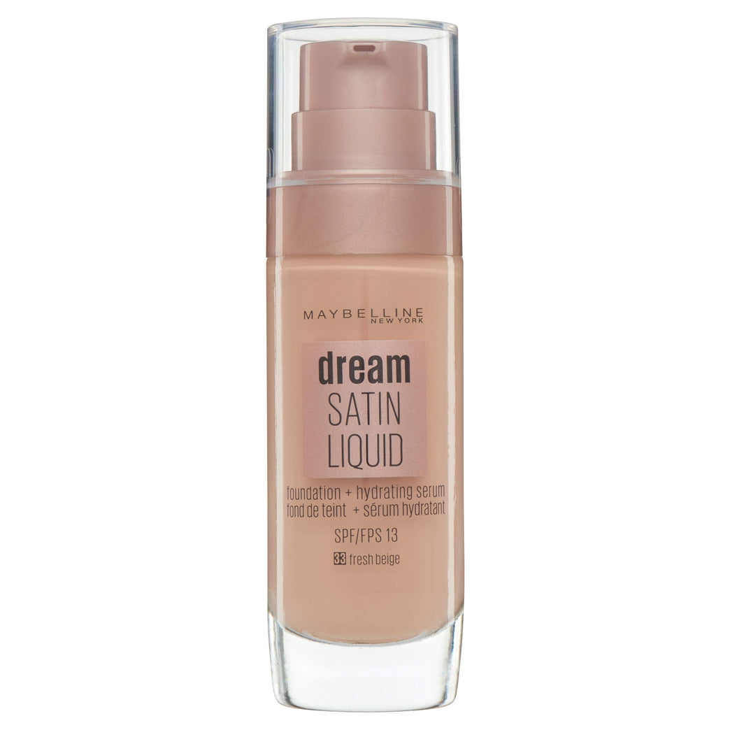 Maybelline Hydrating Radiant Skin Foundation with Hyaluronic Acid and Collagen - Shade 33 Fresh Beige