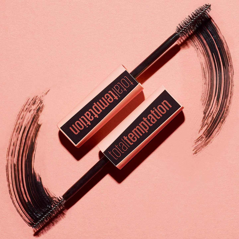 Maybelline's Indulgent Black Total Temptation Mascara for Dense and Soft Lashes