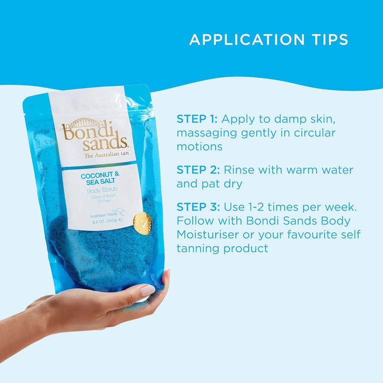 Bondi Sands Coconut and Sea Salt Body Scrub, 0.272 kg, BON172