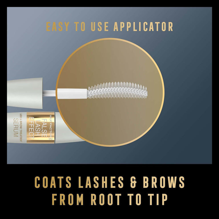 Max Factor Lash & Brow Growth-Boosting Serum with Biotin & Bamboo Extract, 13ml