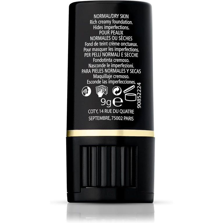 MAX FACTOR Pan Stik Foundation - Blemish Concealing, Line Smoothing, Dewy Finish - 14 Cool Copper