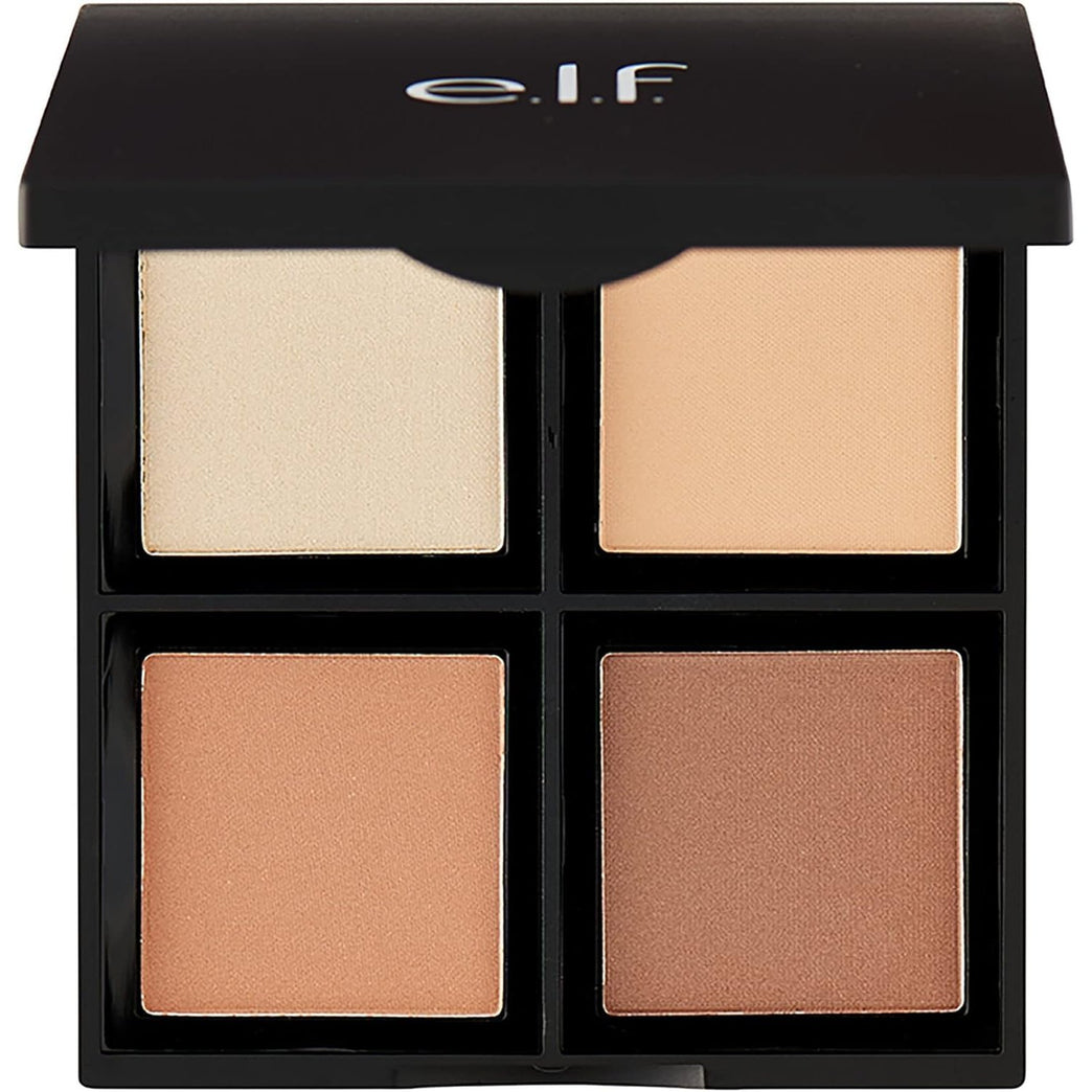 Vitamin E-Infused 4-Shade Customizable Contour Palette for Ultimate Versatility