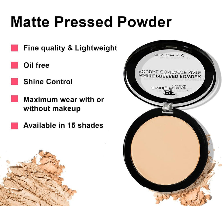 All-Day Perfection Matte Pressed Powder - Feather-Light and Oil-Control (01 Universal)