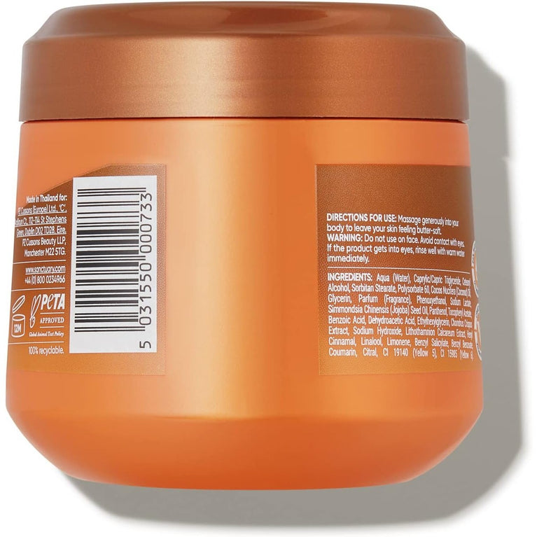Sanctuary Spa Whipped Soufflé Body Cream - Luxurious Vegan Body Moisturiser for Dry Skin