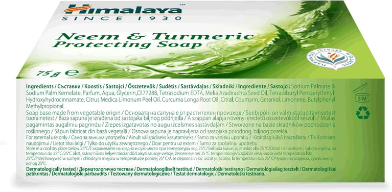 Himalaya HERBALS Protecting Neem & Turmeric Soap (6-Pack)