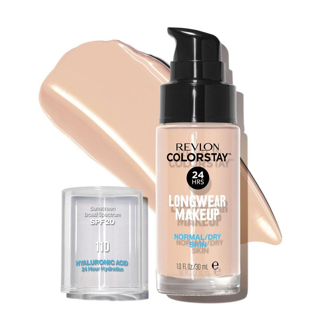 Revlon 24-Hour ColorStay Makeup Foundation for Normal/Dry Skin - Ivory, 30 ml