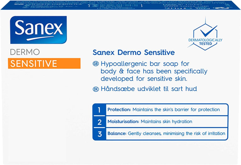 Sanex Dermo ProtSens Moisturizing Bar Soap 4x90g