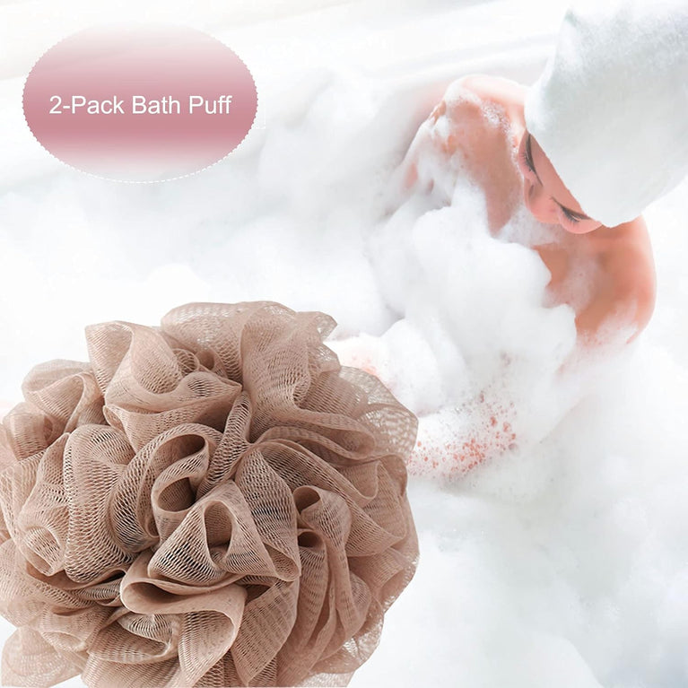 Bath Sponge Shower Puff for Gentle and Effective Exfoliation