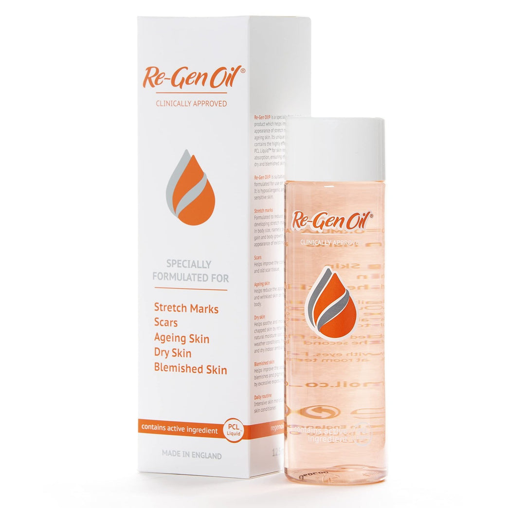 Re-Gen Oil | Multi-Purpose Solution for Scars, Stretch Marks and Uneven Skin Tone | 125ml