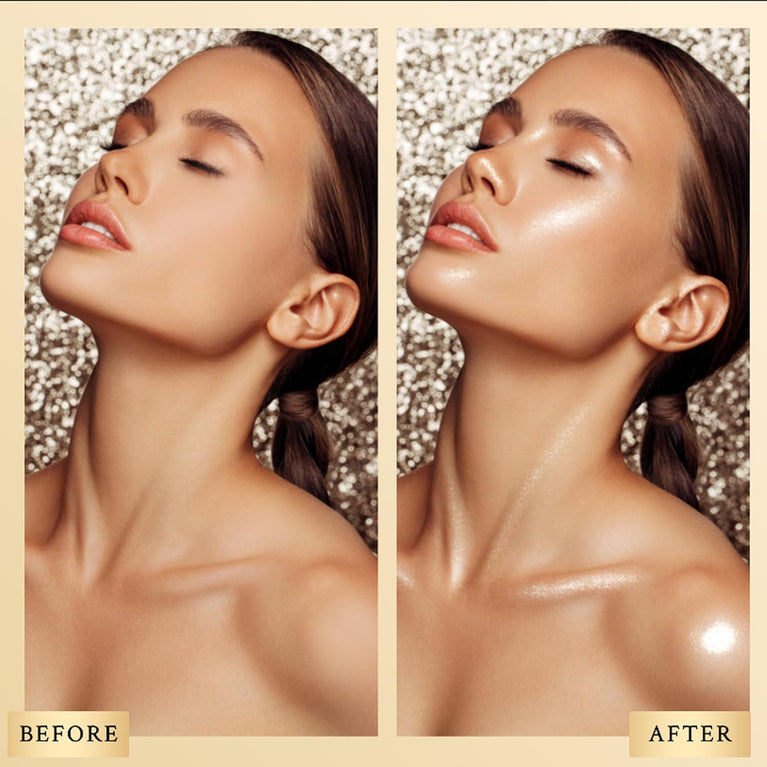 Radiant Beauty Trio: Long-Lasting Liquid Contour, Natural Glow Highlighter, and Brightening Concealer Set