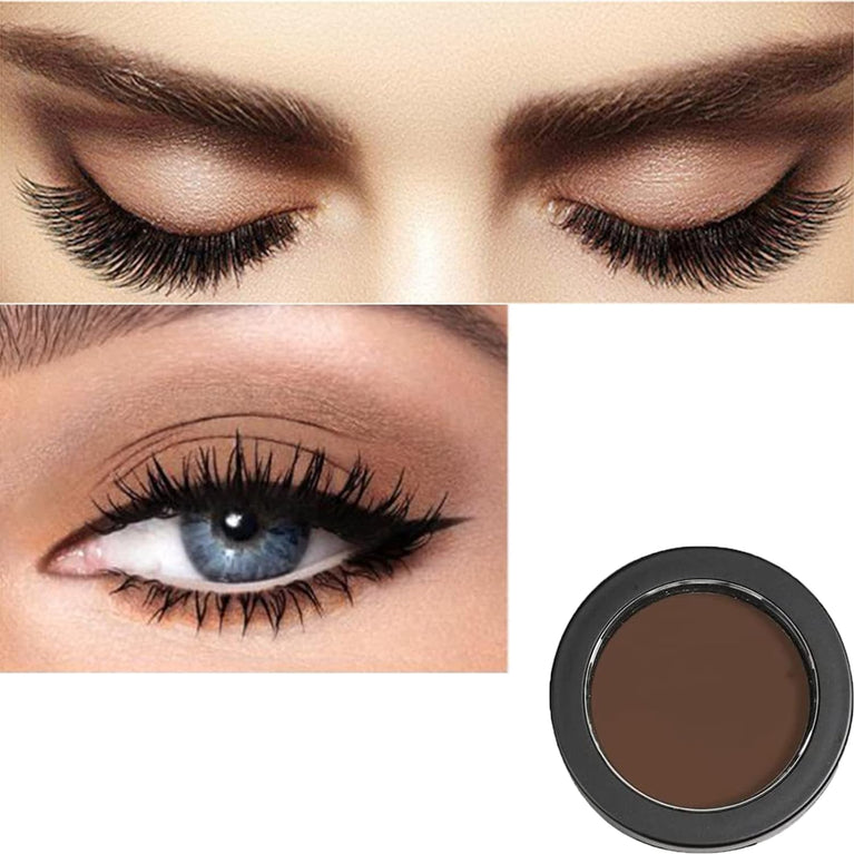 Long-Lasting Matte Eyeshadow - Single Brown Shade, High Pigmentation for Day & Night Use, Blendable Fine Pressed Powder, Suitable for All Skin Tones, Wet & Dry Application, Vegan, Cruelty & Mineral Oil-Free (Coffee)