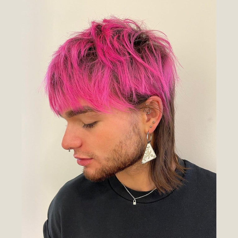 Crazy Color Vibrant Pinkissimo Semi-Permanent Hair Dye Duo. Highly Pigmented Magenta Conditioning & Oil Nourishing Vegan Formula | No Bleach or Ammonia | 200ml