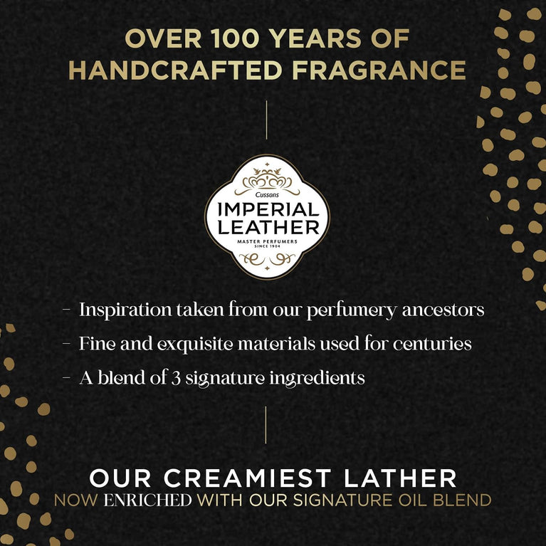 Imperial Leather Mandarin & Neroli Refreshing Shower Gel, Creamy Lather, 4-Pack, 500ml Each