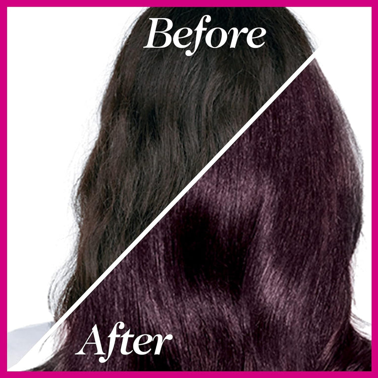 L'Oreal Paris Casting Creme Gloss Semi-permanent Hair Dye, Blends Away Grey Hair Leaving a Radiant Hair Colour, Purple Hair Dye, 316 Plum, 1 Count (Pack of 1)