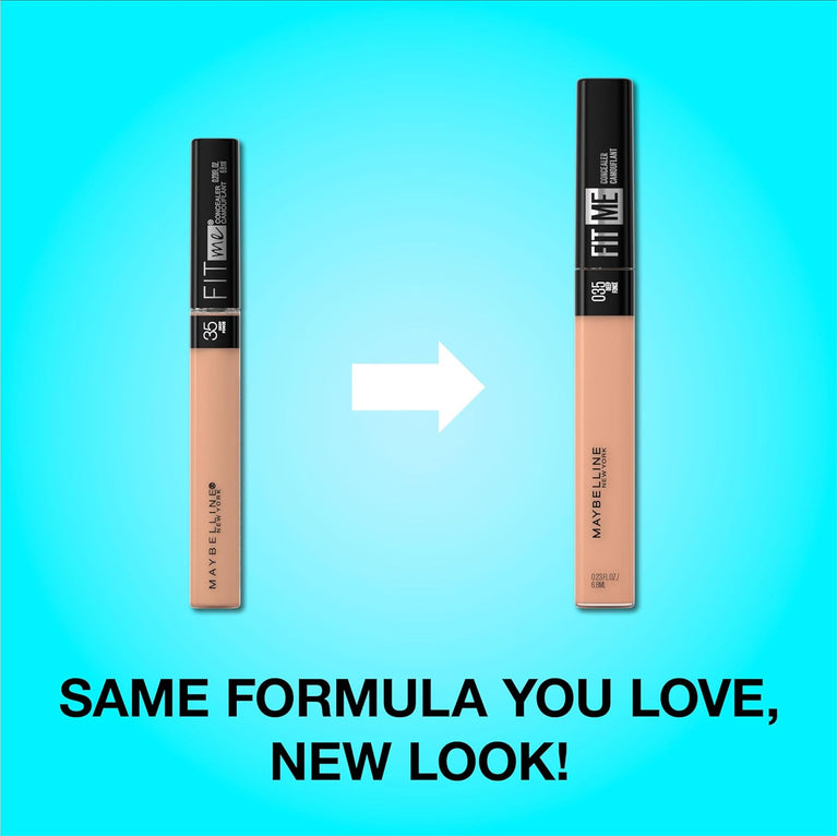 Maybelline Fit Me! Light 10 Shade Concealer - Ultra Blendable, Matte & Poreless, Full Coverage, 6.8 ml