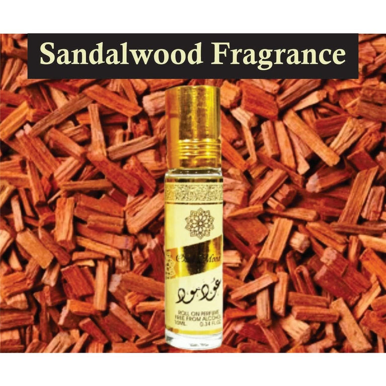 Oud Mood Perfume Oil with Vanilla, Oud, and Amber Fragrance